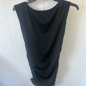 SHEIN Elegant Black Backless Dress